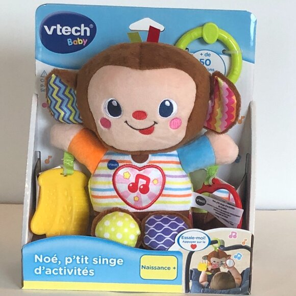 Brand New (French Version) 🐒 VTech Noe, P'tit Singe D'activites™ 🎶👶 - Picture 8 of 10
